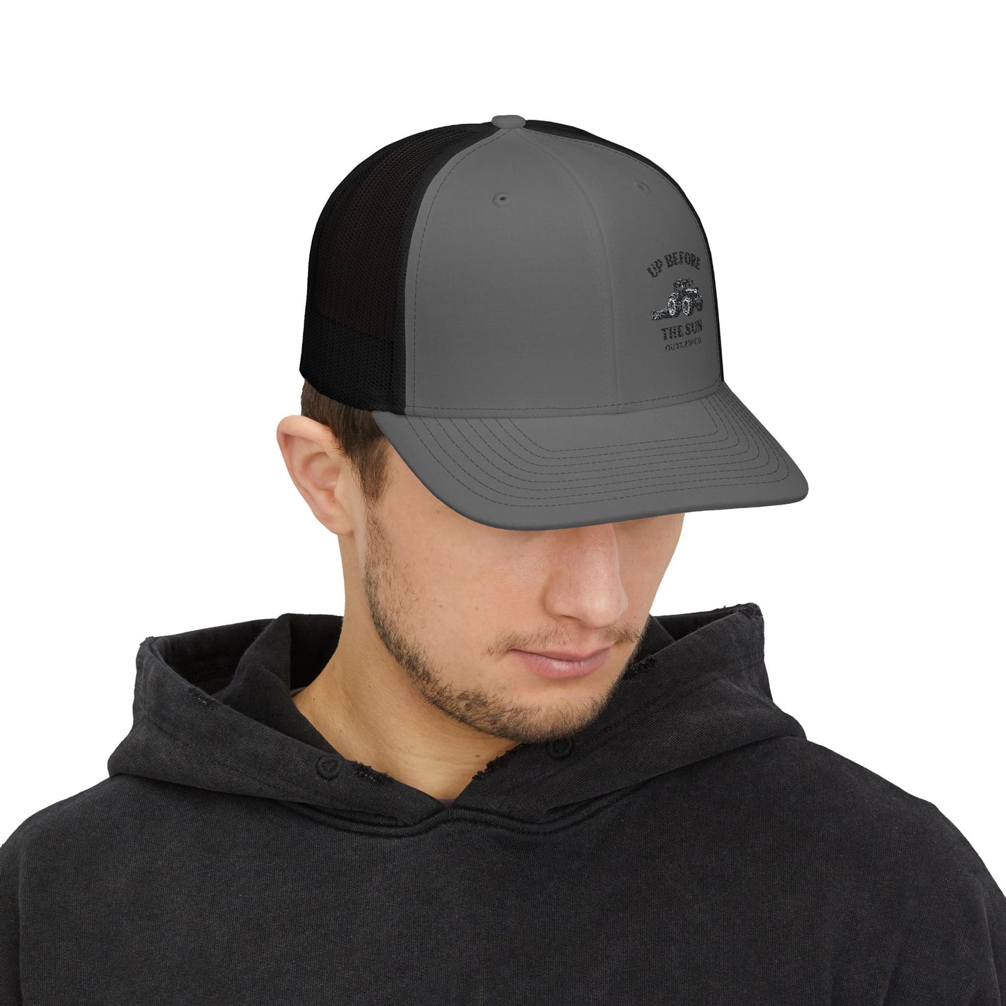 Up Before The Sun Snapback Trucker Cap - Casual Outdoor Hat, Perfect for Camping, Fishing, Hiking, Daily Wear, Gift for Him