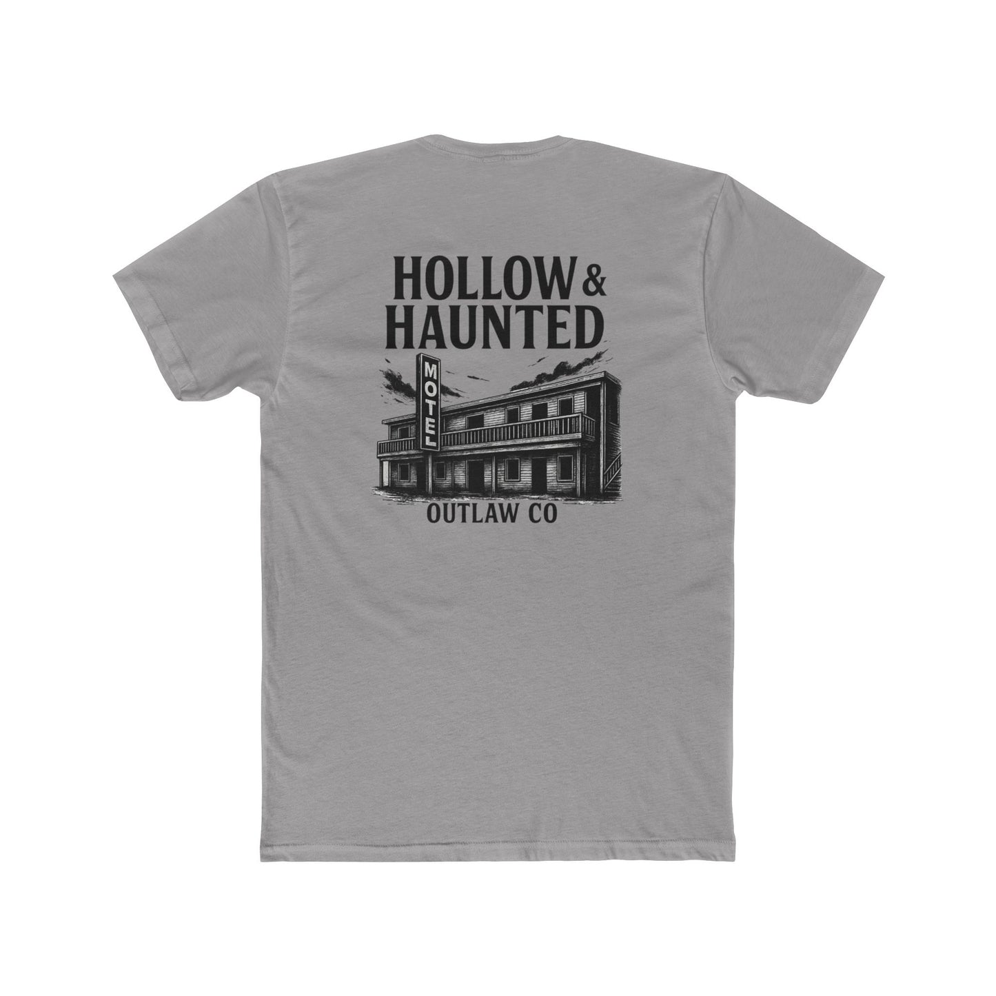 Unisex Cotton Crew Tee, Hollow & Haunted Outlaw Tee