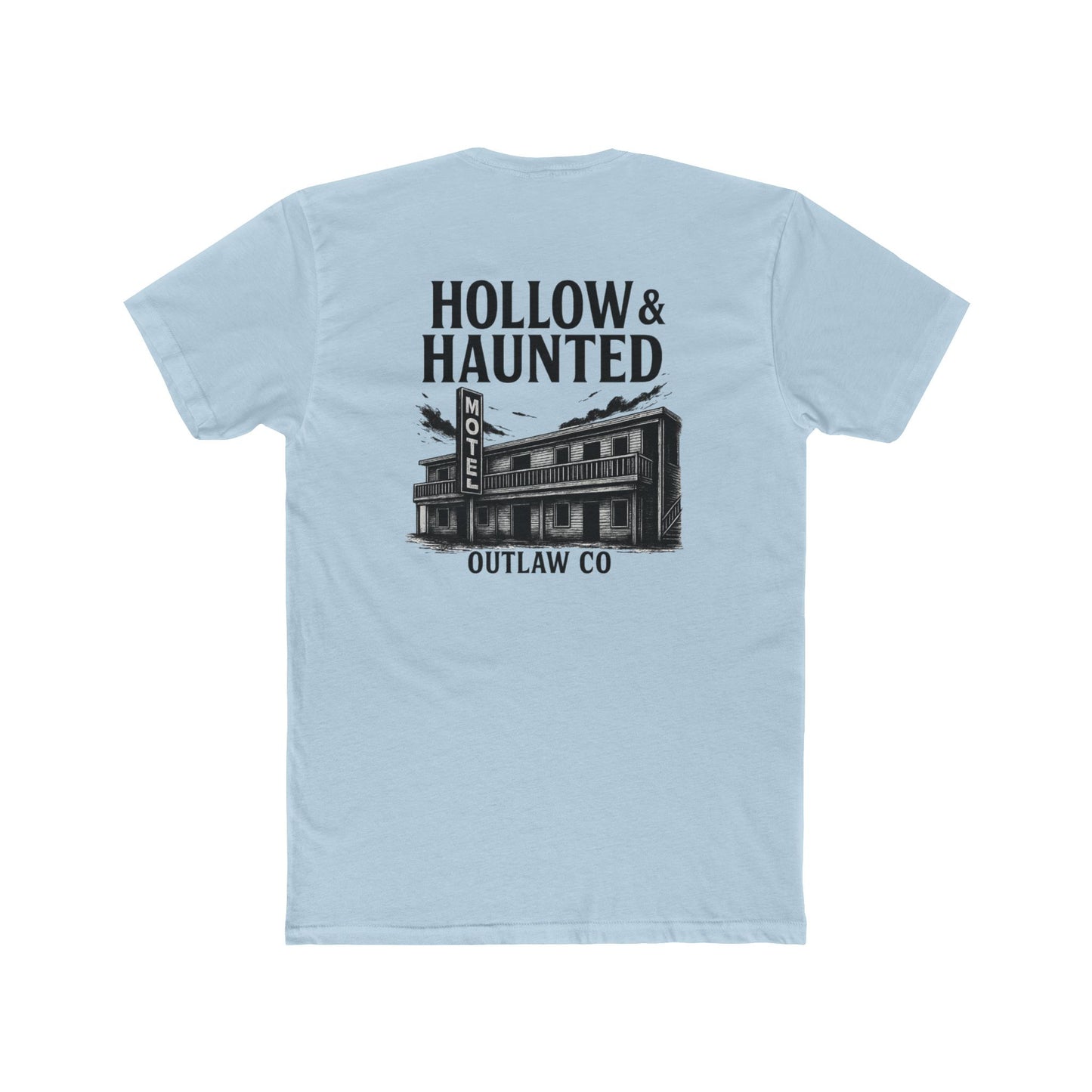 Unisex Cotton Crew Tee, Hollow & Haunted Outlaw Tee