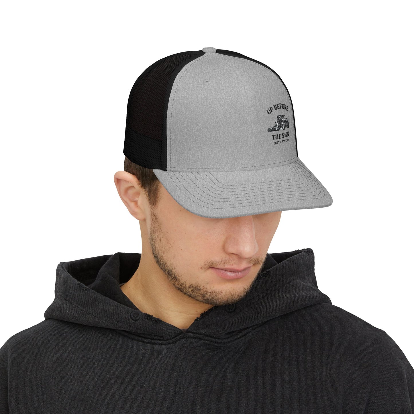 Up Before The Sun Snapback Trucker Cap - Casual Outdoor Hat, Perfect for Camping, Fishing, Hiking, Daily Wear, Gift for Him
