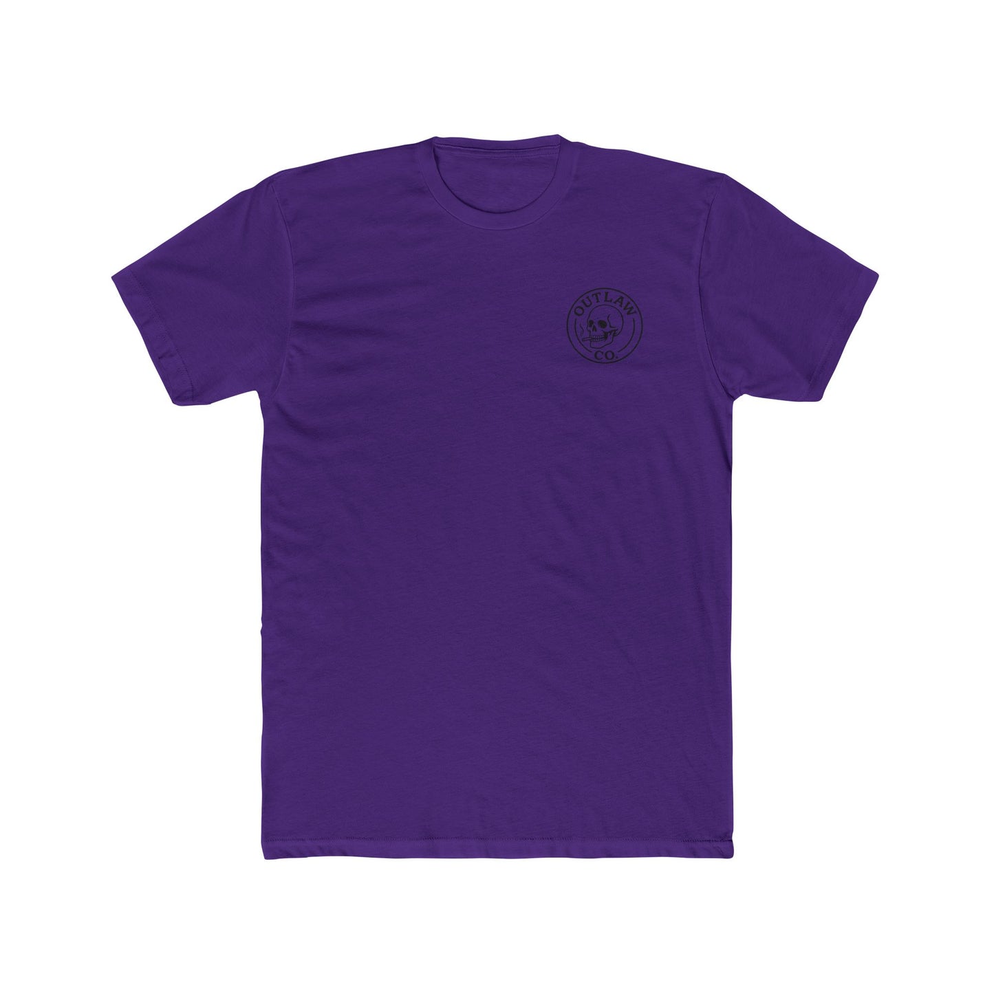 Unisex Cotton Crew Tee, Hollow & Haunted Outlaw Tee