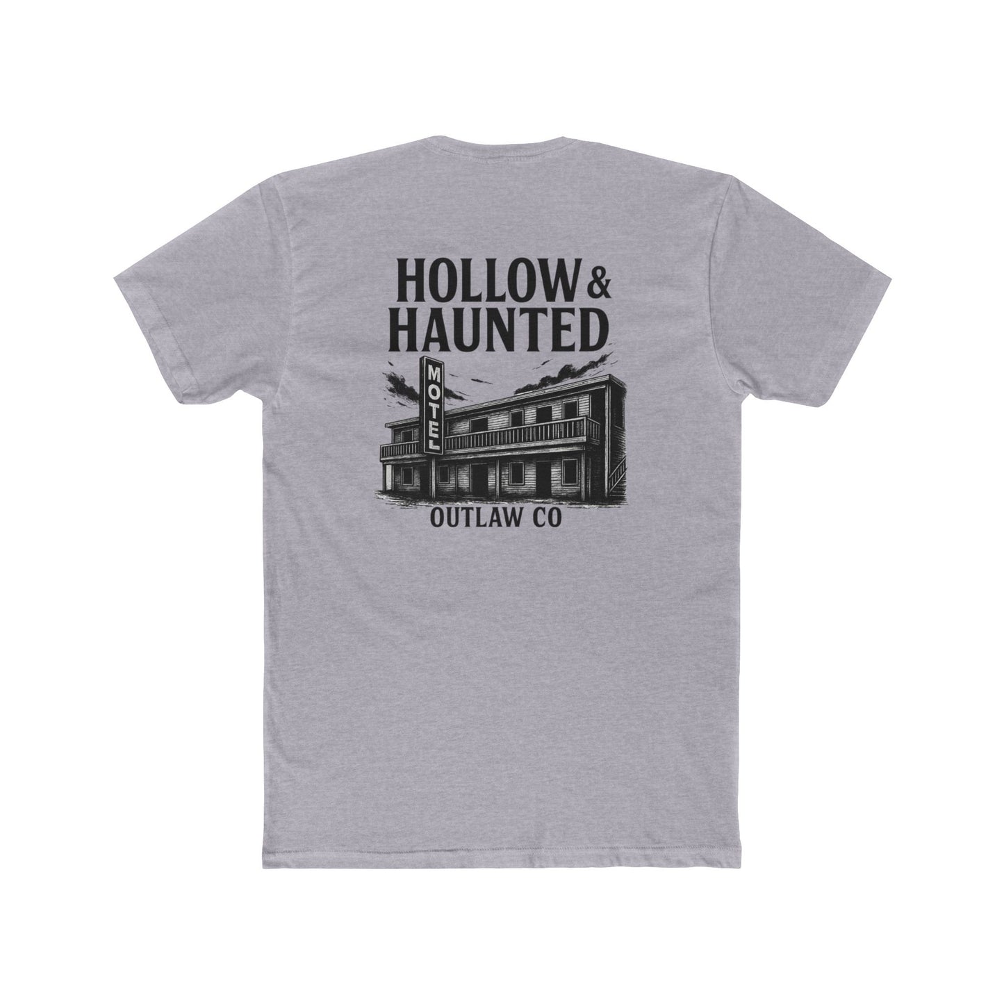 Unisex Cotton Crew Tee, Hollow & Haunted Outlaw Tee