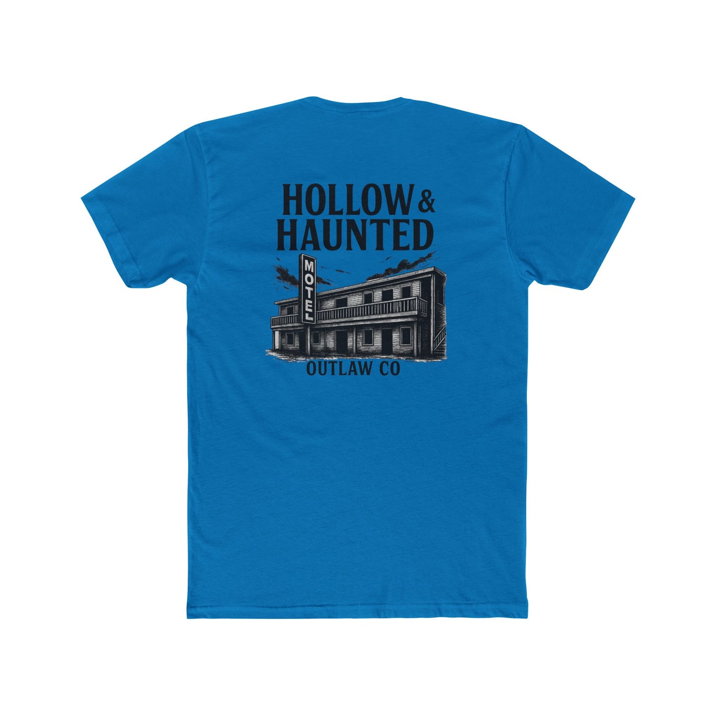 Unisex Cotton Crew Tee, Hollow & Haunted Outlaw Tee